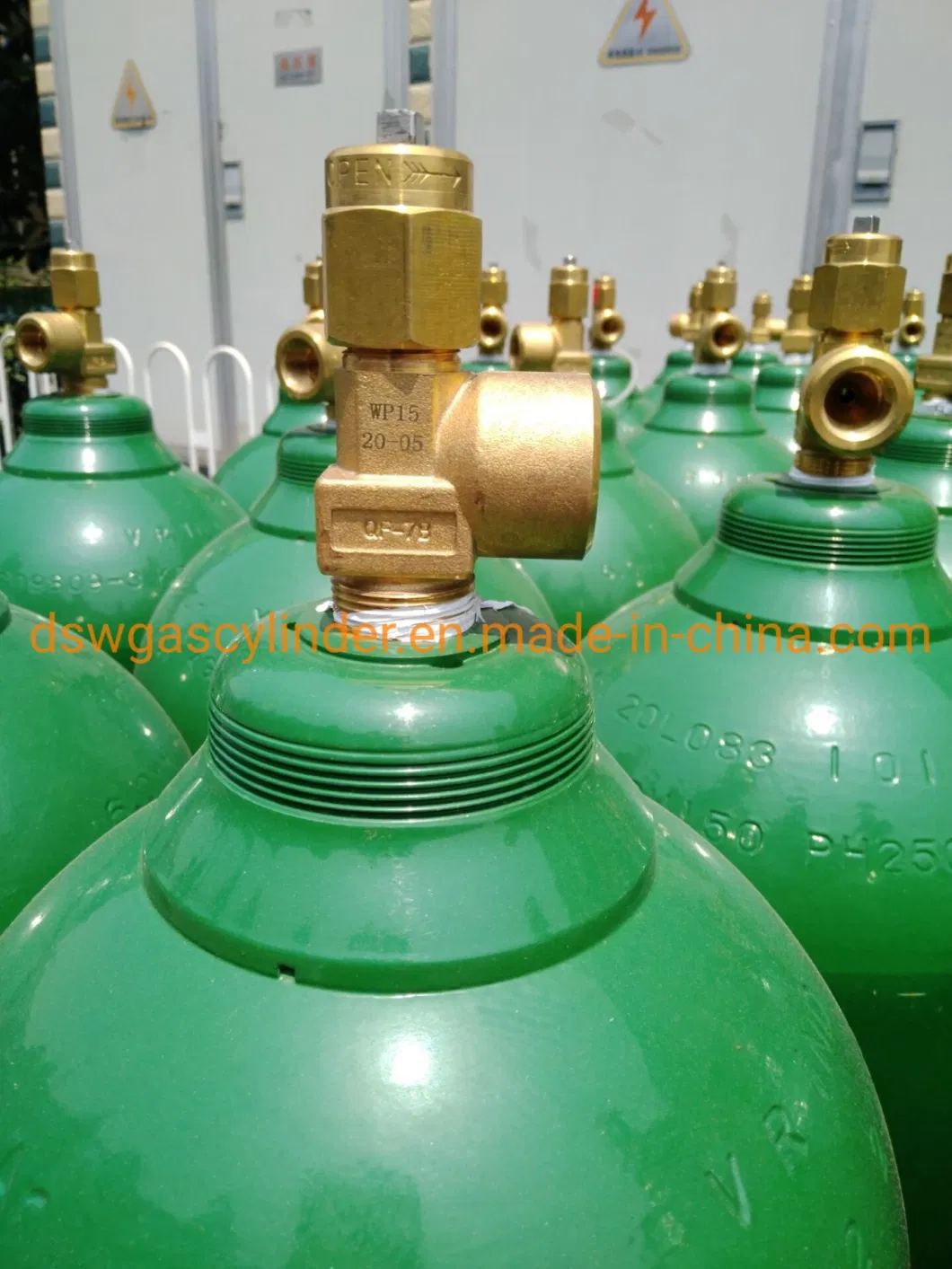 Jp Brand Seamless Steel 40L Nitrogen/Oxygen/Acetylene/Argon Gas Cylinder