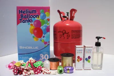 Decorazione con palloncini per feste Bombola di elio da 13,4 litri Bottiglia da 30 palloncini, bombola di gas vuota