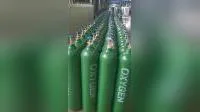 Bombola per gas in acciaio senza saldatura per recipiente ad alta pressione ISO Tped da 20 litri 200 bar 5,7 mm